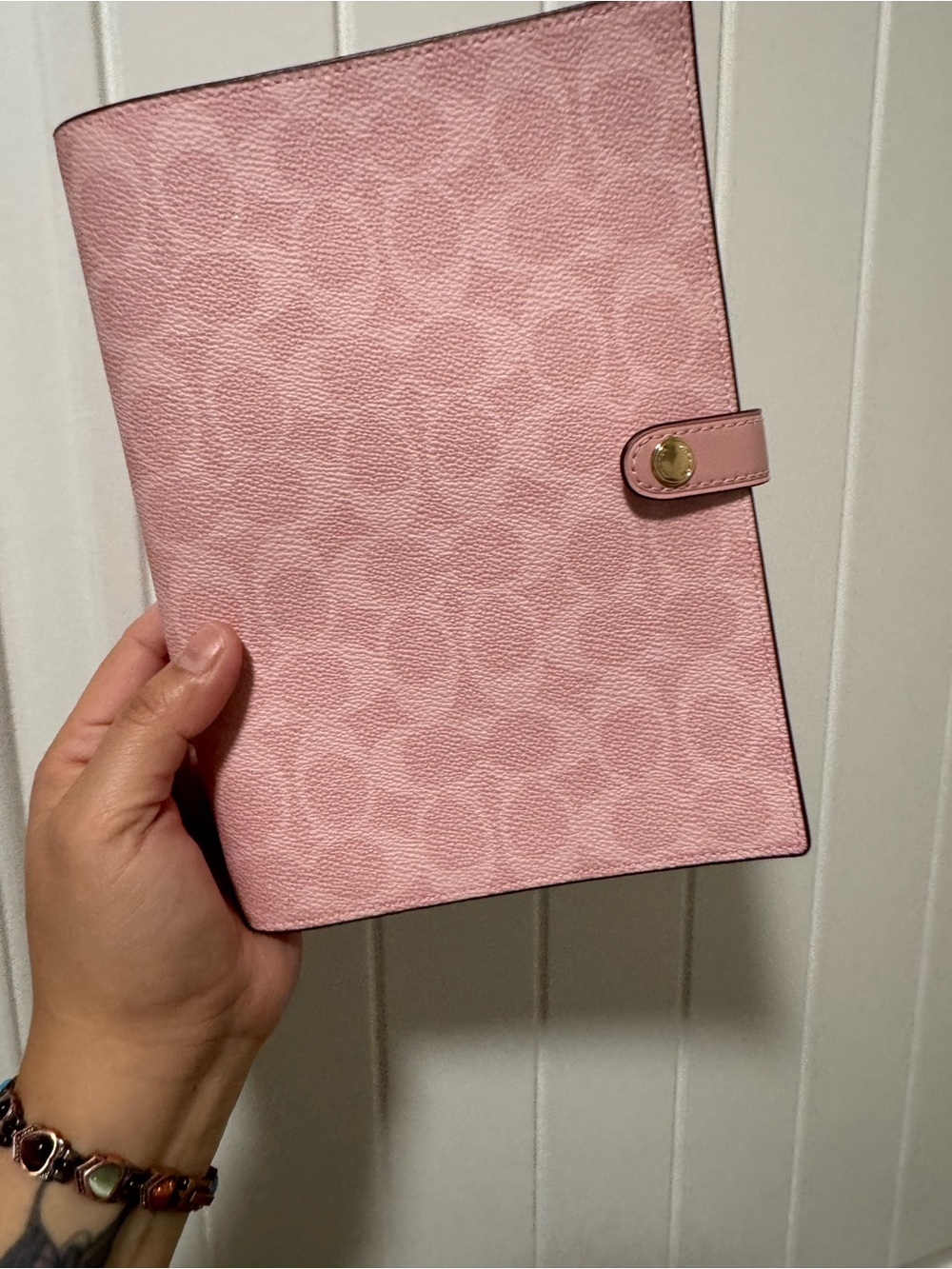 Coach Notebook Powder Pink 2025